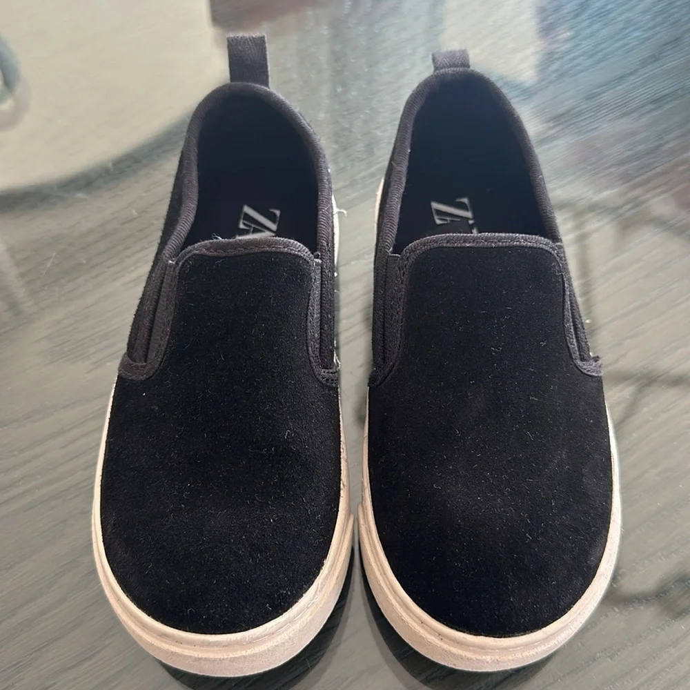 Zara velour shoes